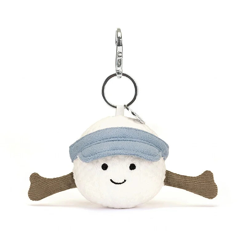 Jellycat Amuseable Sports Golf Ball Bag Charm