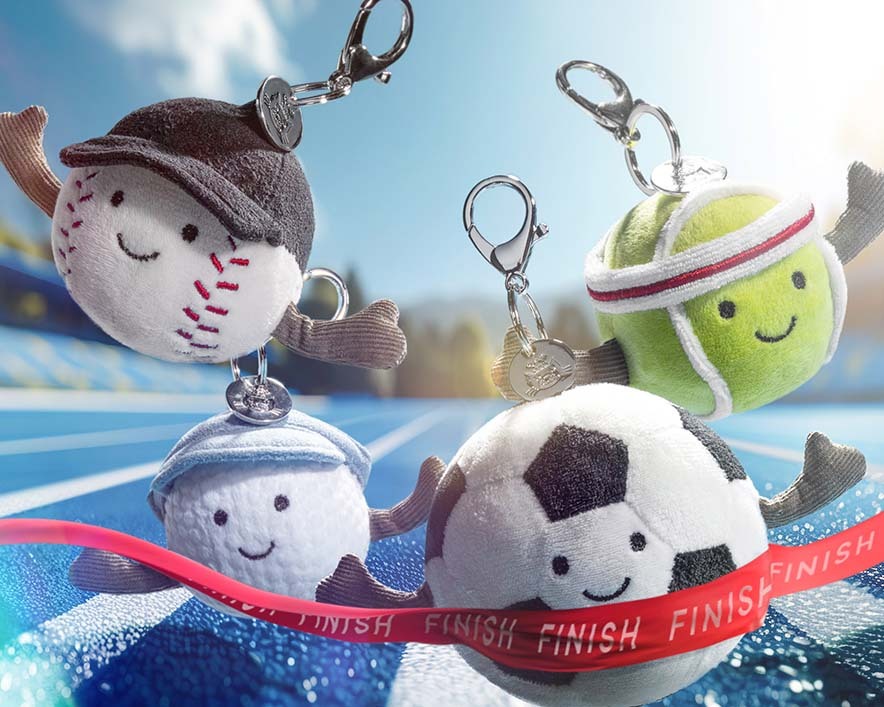 Jellycat Amuseable Sports Golf Ball Bag Charm